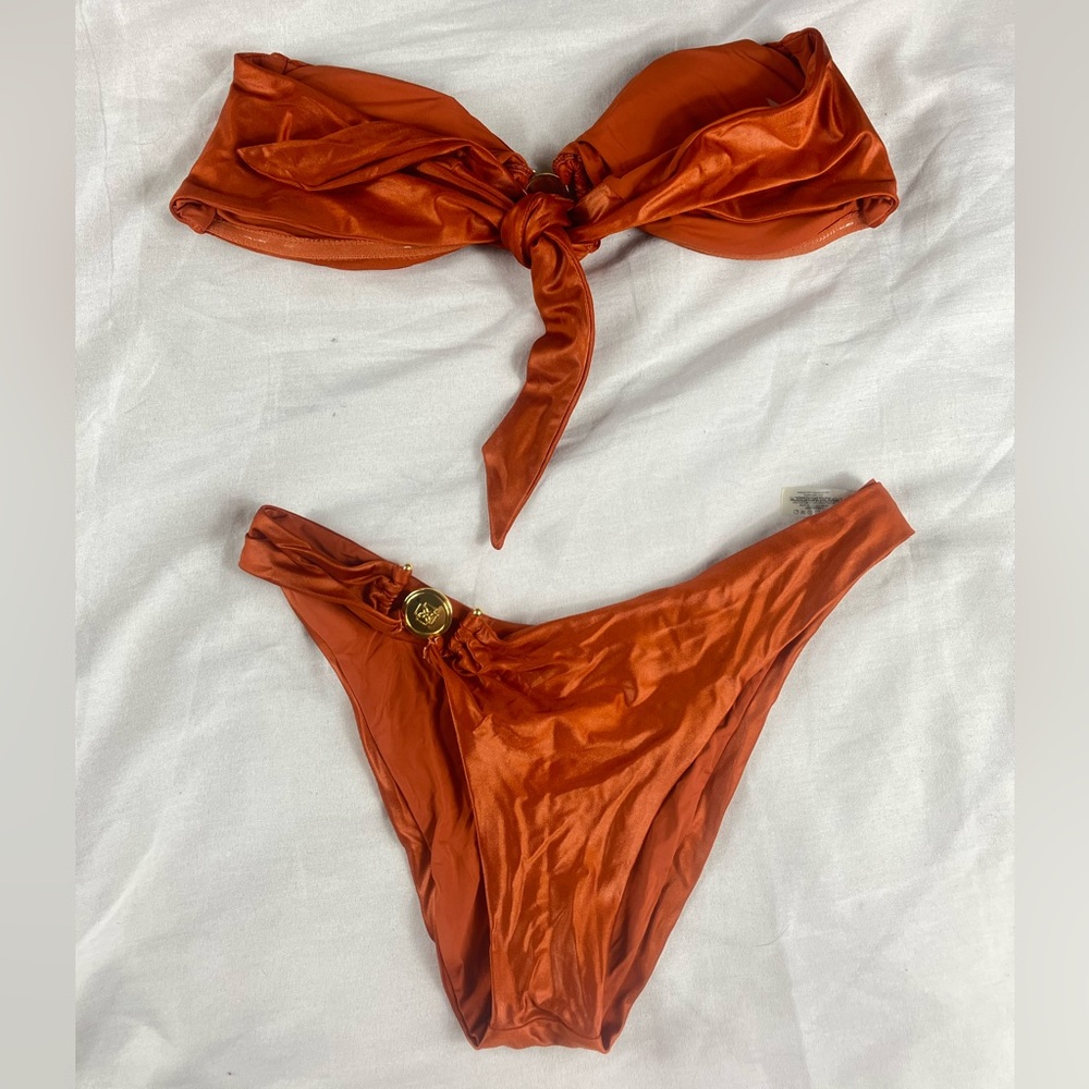 Devon Windsor Orange Jagger Bikini Set - image 7